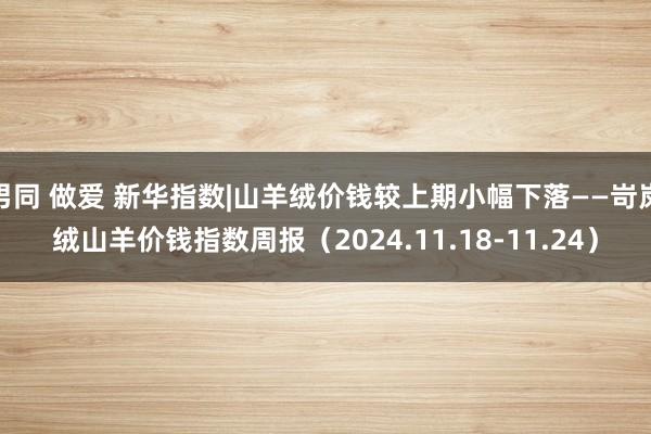男同 做爱 新华指数|山羊绒价钱较上期小幅下落——岢岚绒山羊价钱指数周报（2024.11.18-11.24）