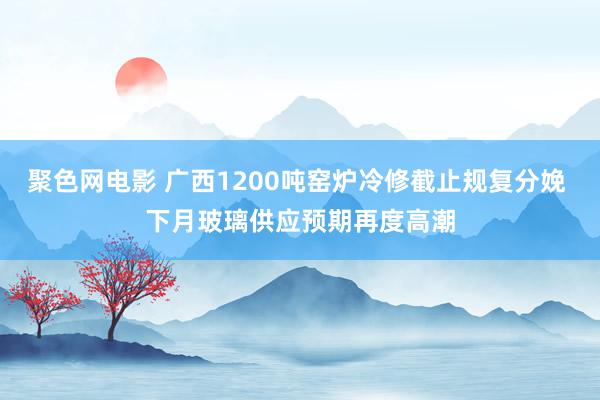 聚色网电影 广西1200吨窑炉冷修截止规复分娩 下月玻璃供应预期再度高潮
